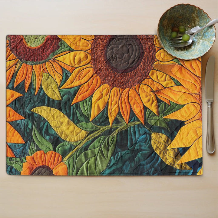 Nappe Matelassée Élégante Tournesol NCU0TL198