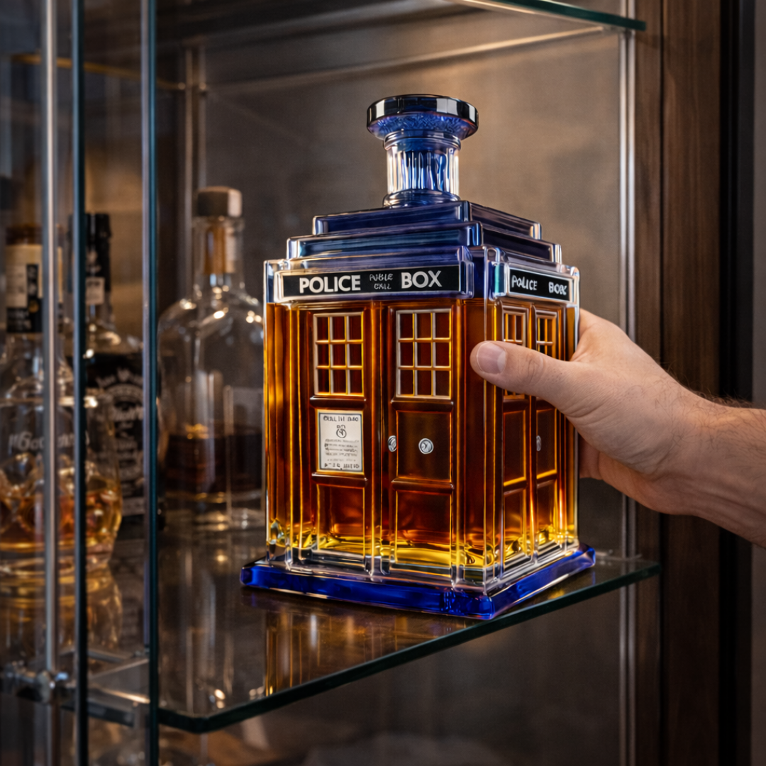 Carafe à Whisky – Édition Boîte de Police