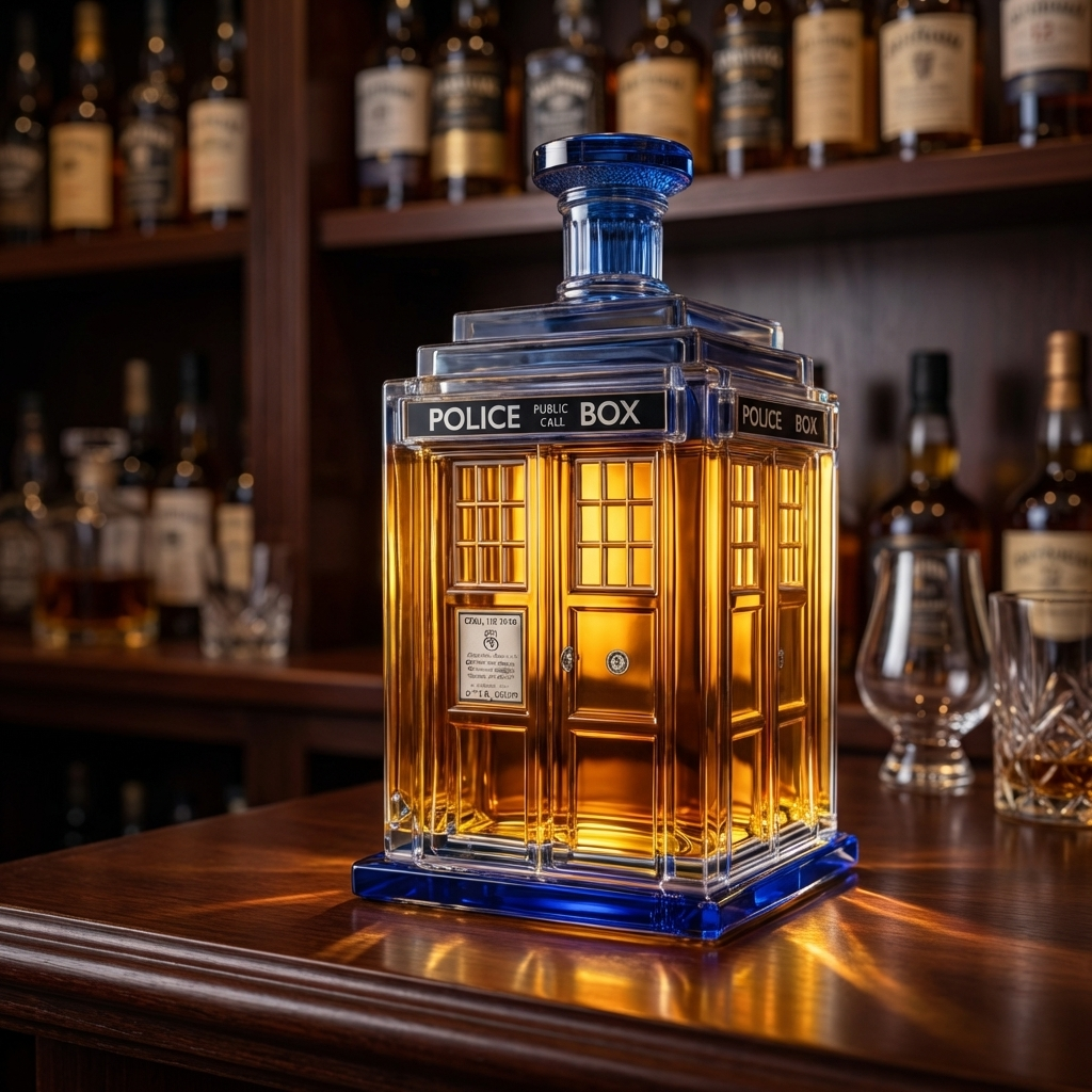 Carafe à Whisky – Édition Boîte de Police