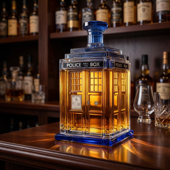 Carafe à Whisky – Édition Boîte de Police
