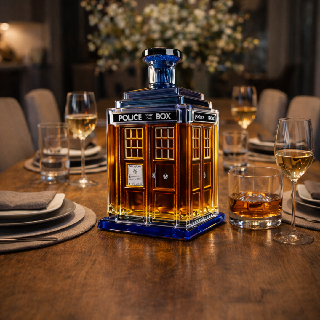 Carafe à Whisky – Édition Boîte de Police