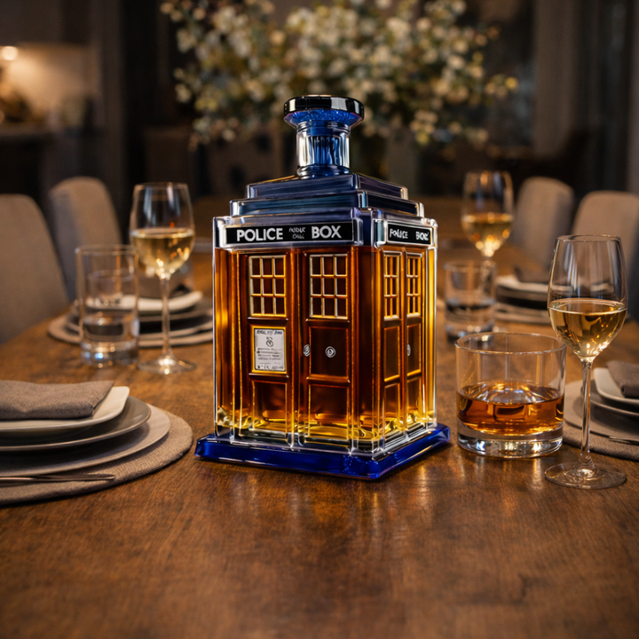 Carafe à Whisky – Édition Boîte de Police