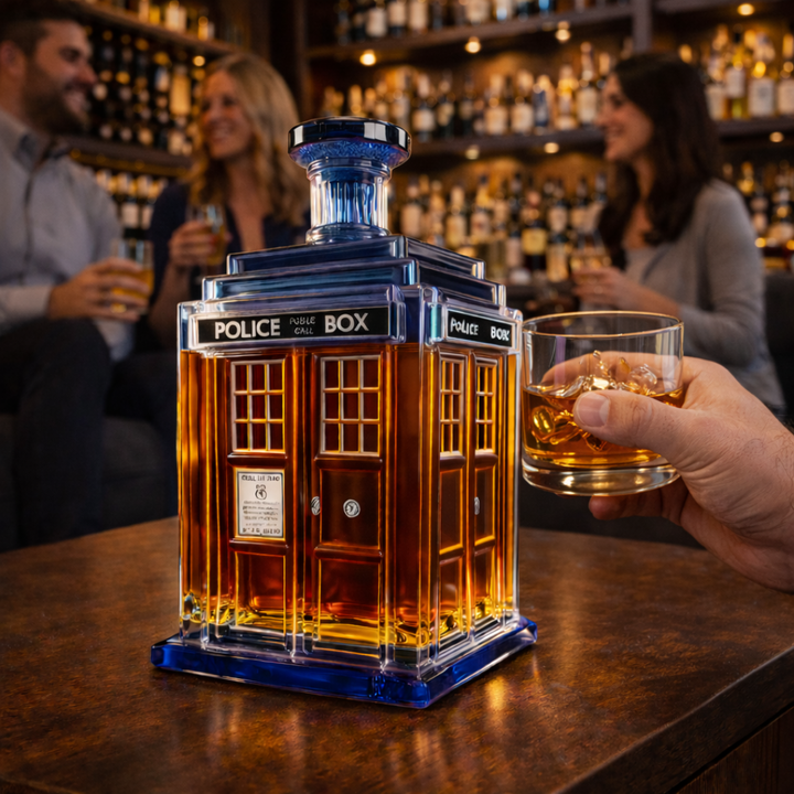 Carafe à Whisky – Édition Boîte de Police