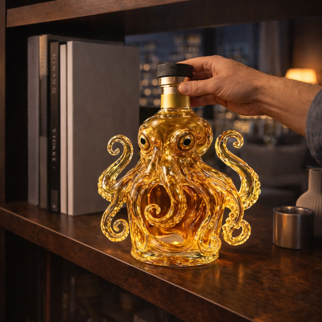 Carafe à Whisky – Édition Pieuvre