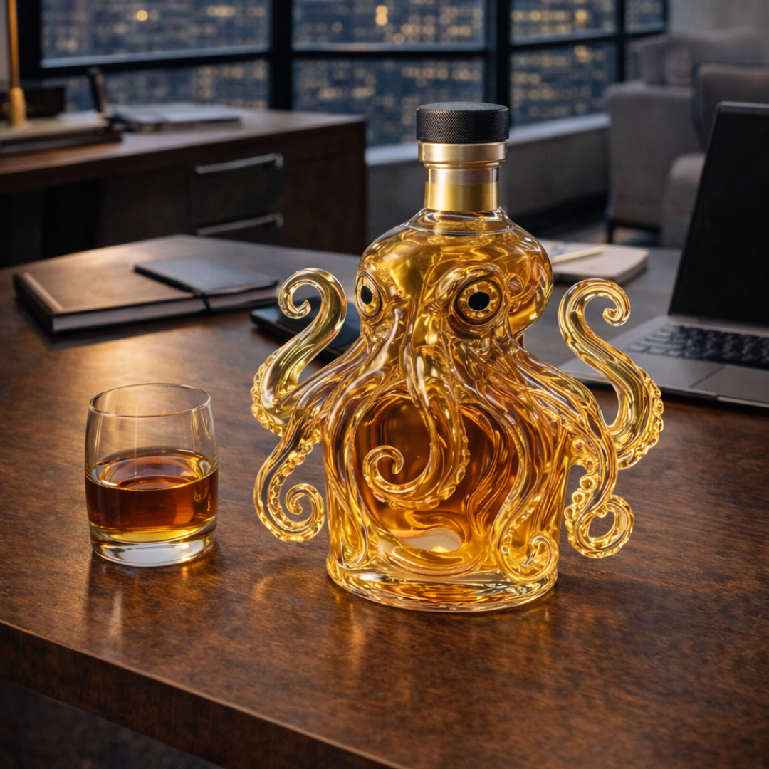 Carafe à Whisky – Édition Pieuvre