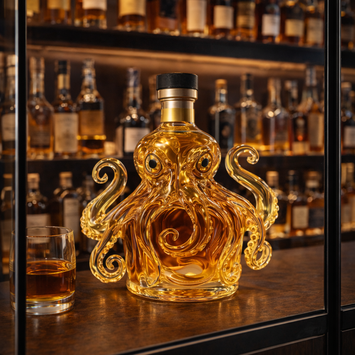 Carafe à Whisky – Édition Pieuvre