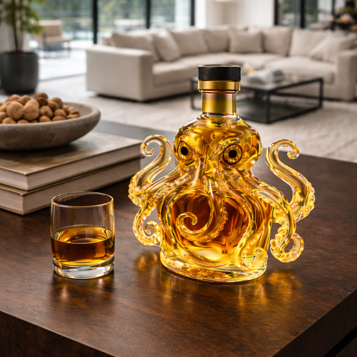 Carafe à Whisky – Édition Pieuvre