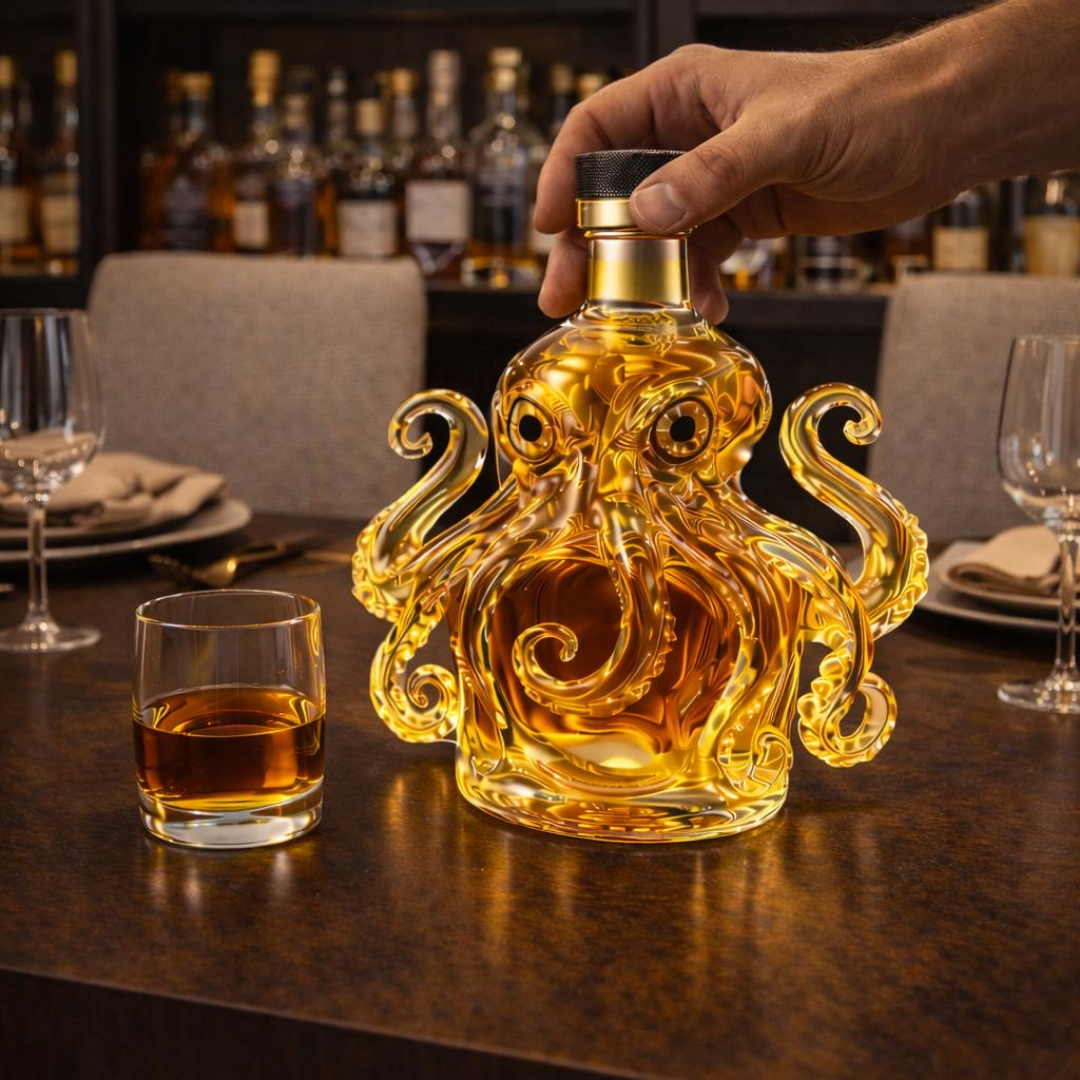 Carafe à Whisky – Édition Pieuvre