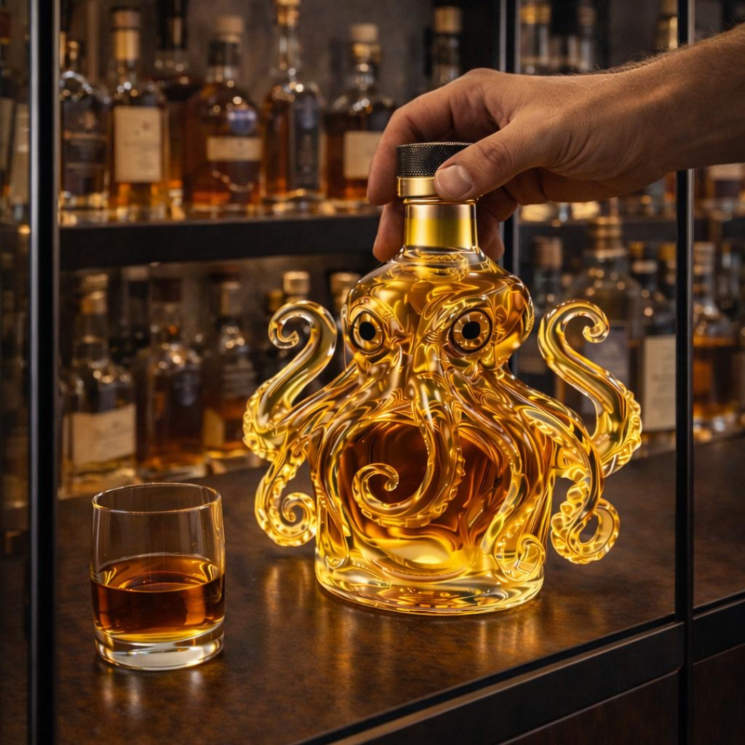 Carafe à Whisky – Édition Pieuvre