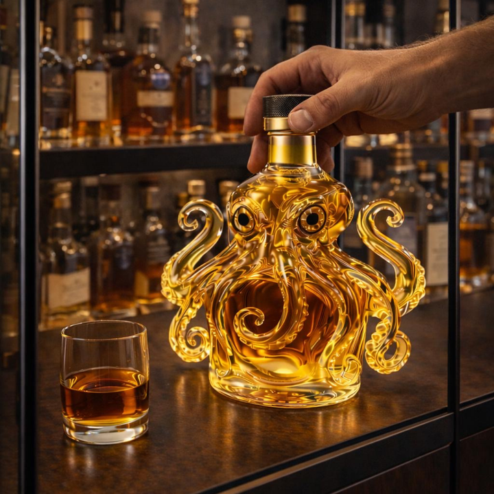 Carafe à Whisky – Édition Pieuvre