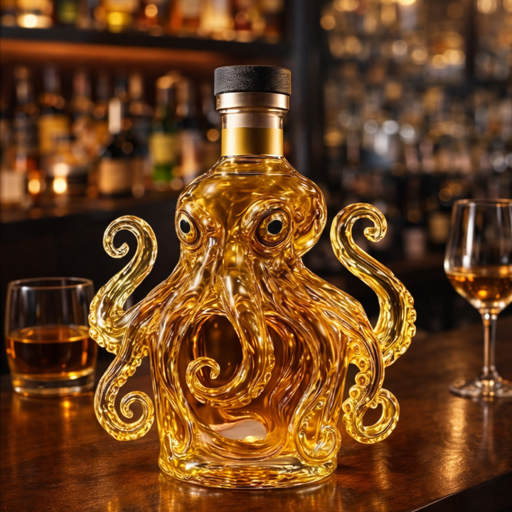 Carafe à Whisky – Édition Pieuvre