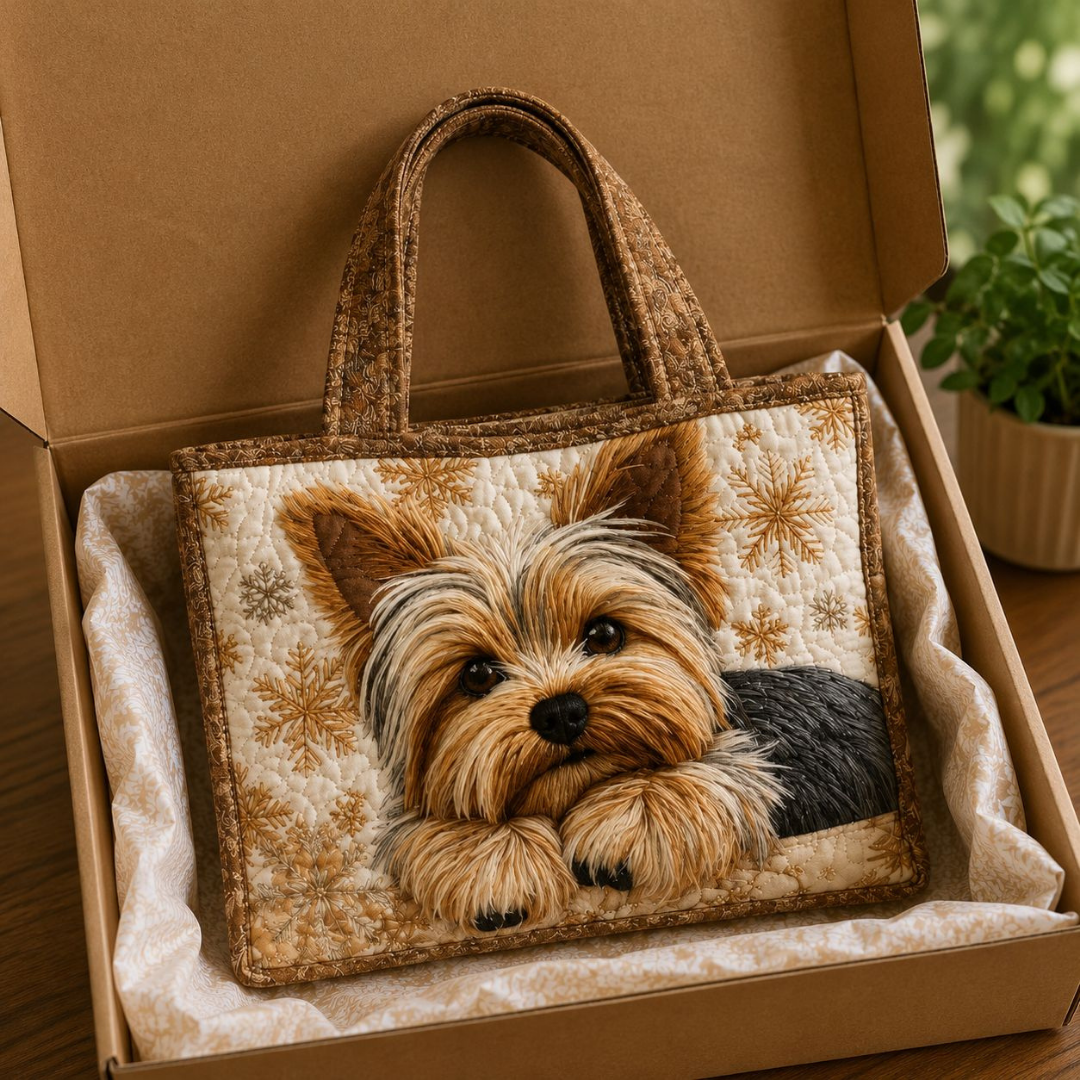 Sac Tote Matelassé - Adorable Yorkshire