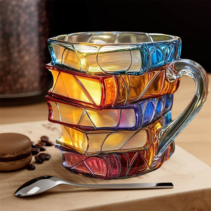 Tasse Unique en 3D Fait Main pour les Passionnés de Lecture