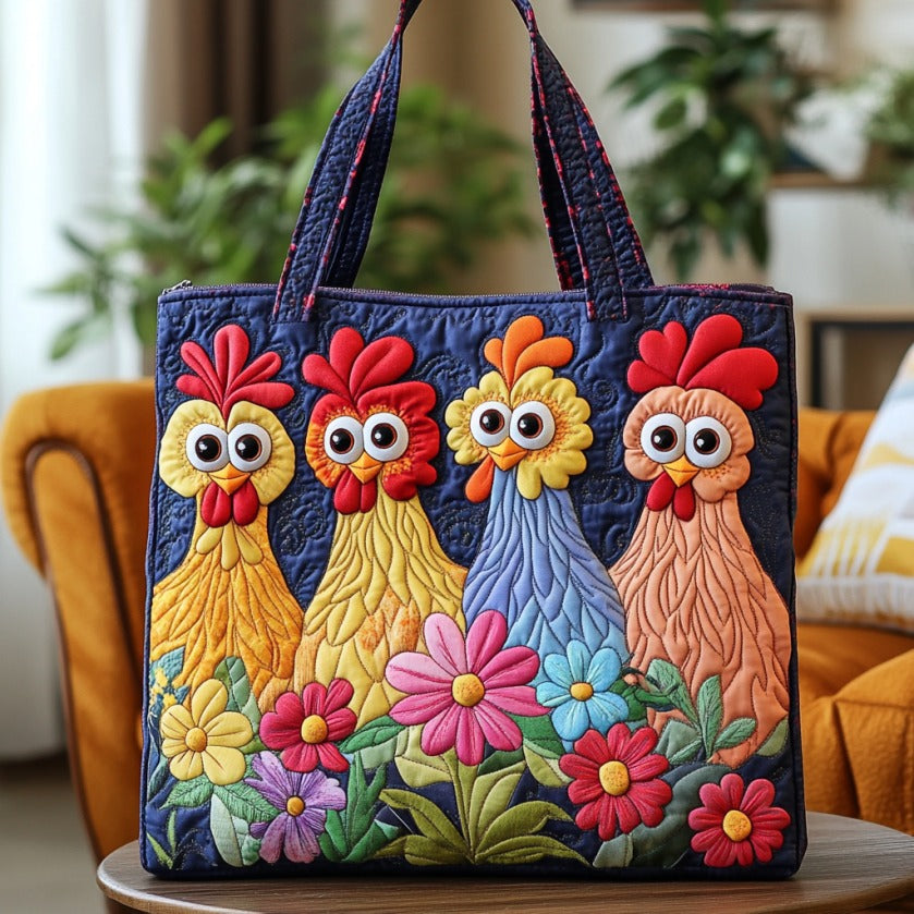 Sac fourre-tout matelassé Funny Chickens XR2708018CL