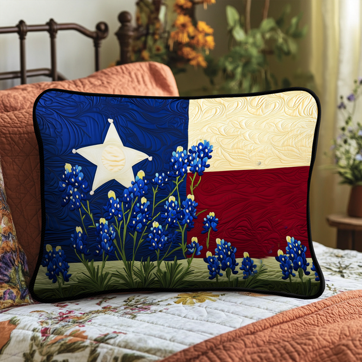 Taie d'oreiller en patchwork Texas Pride NCU0NT5707