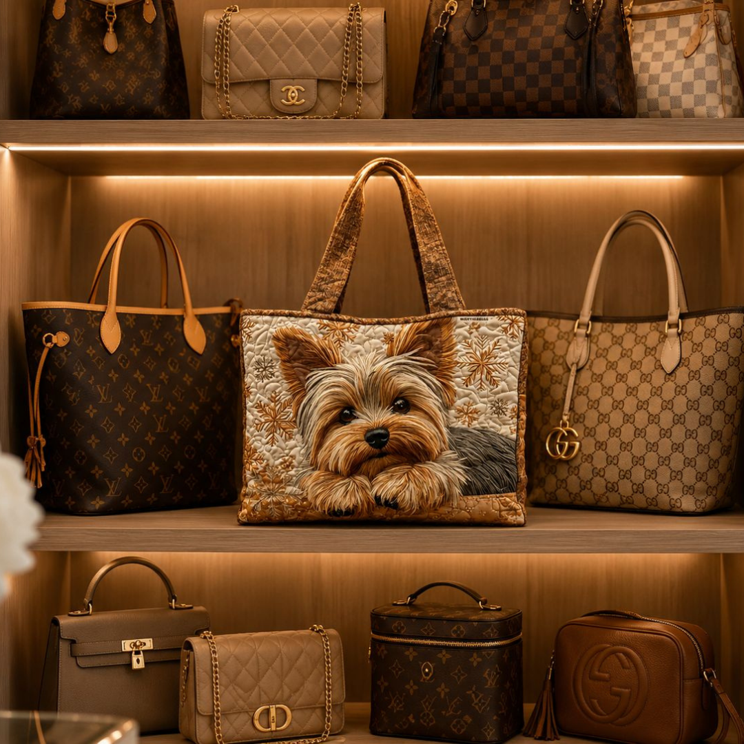 Sac Tote Matelassé - Adorable Yorkshire