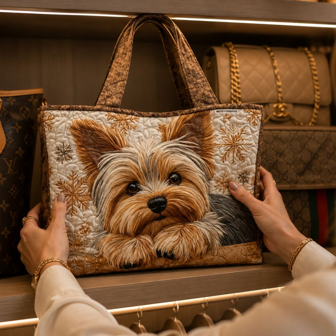 Sac Tote Matelassé - Adorable Yorkshire