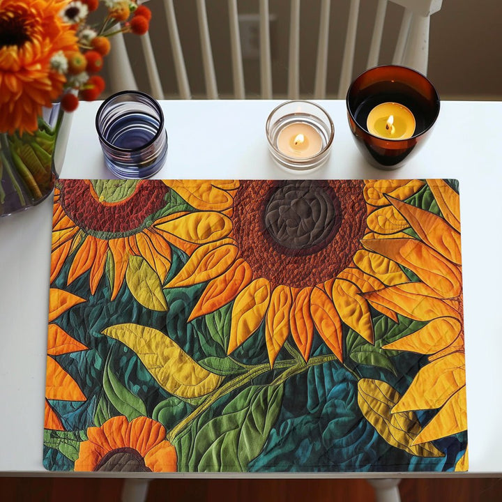 Nappe Matelassée Élégante Tournesol NCU0TL198