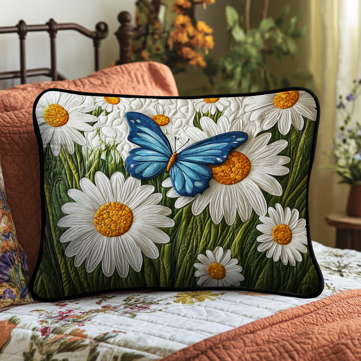 Housse de Coussin Matelassée Jardin de Papillons NCU0NT6035