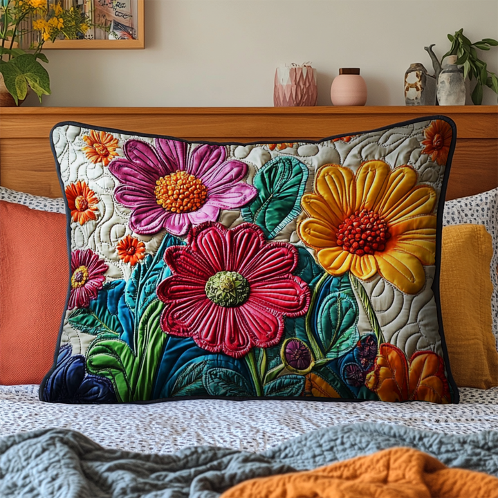 Taies d'oreiller en quilt Radiant Blooms NCU0NT6037