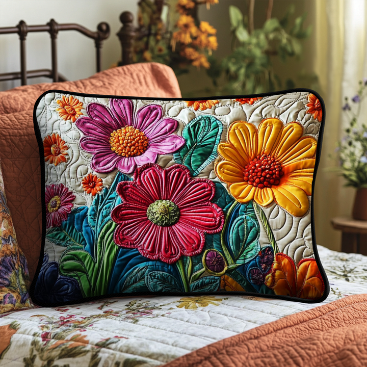 Taies d'oreiller en quilt Radiant Blooms NCU0NT6037