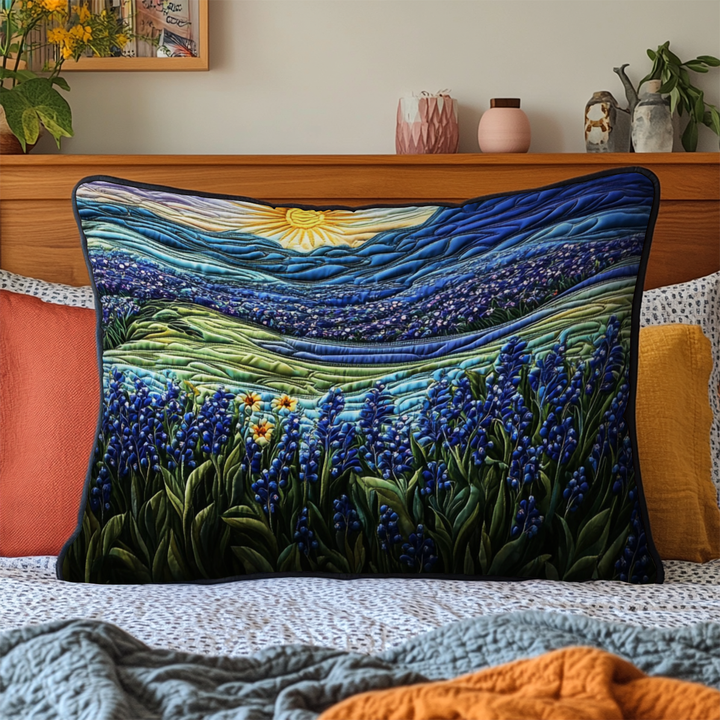Housse de Coussin Matelassée Sunset Bluebonnet NCU0NT6045