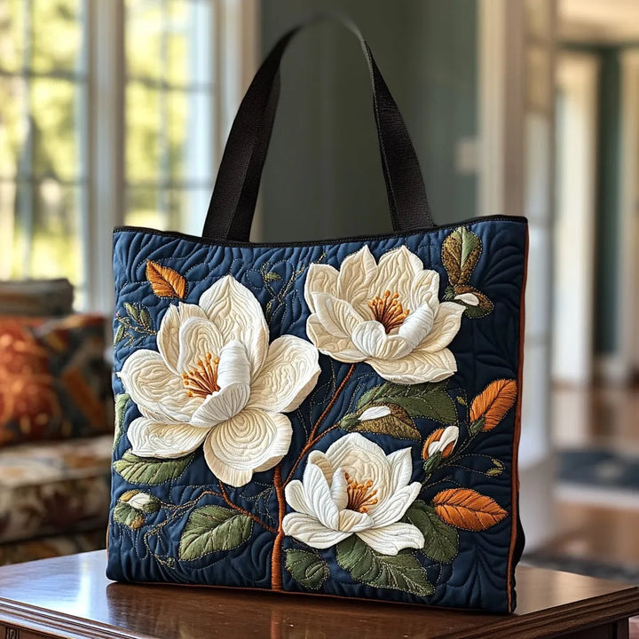 Sac fourre-tout matelassé - Magnolia délicat