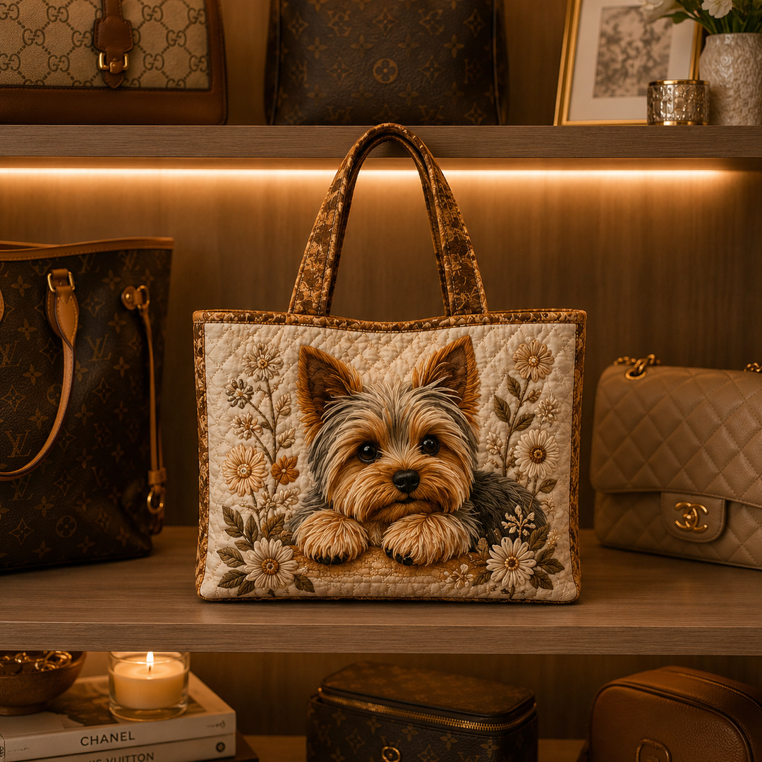 Sac Tote Matelassé - Adorable Yorkshire