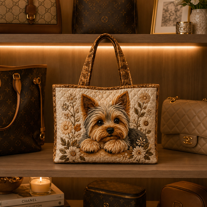 Sac Tote Matelassé - Adorable Yorkshire