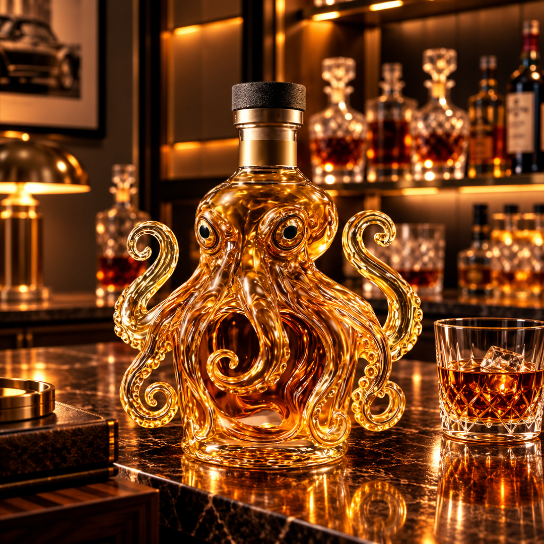 Carafe à Whisky – Édition Pieuvre
