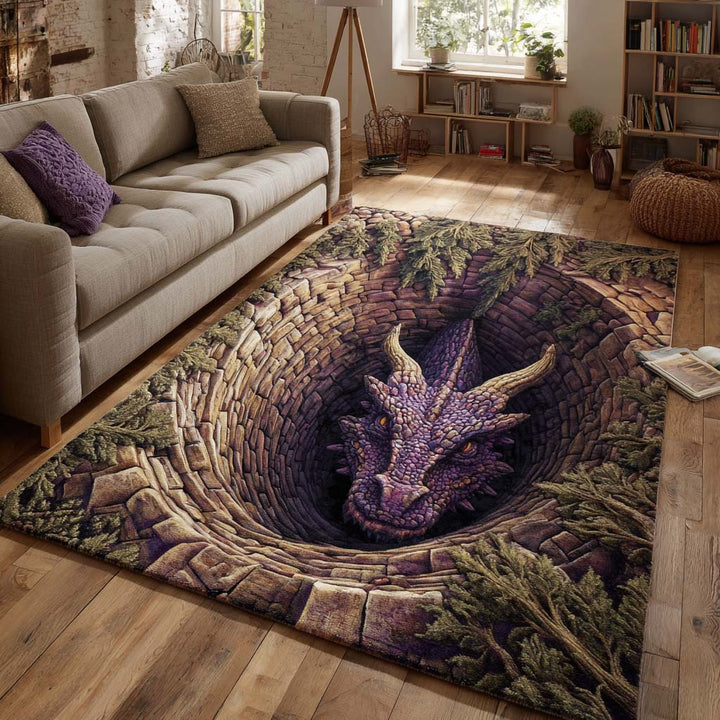 Abyss Dragon Eye Area Rug