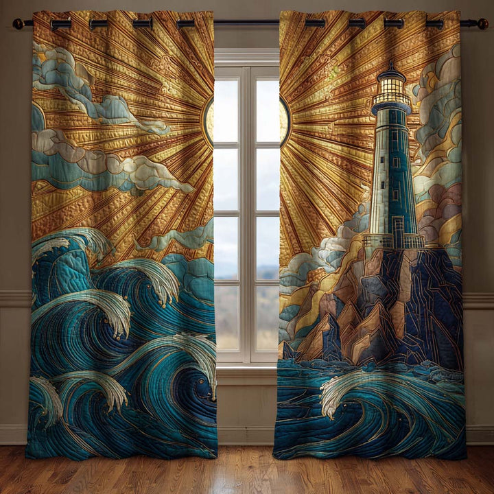 Rideaux Matelassés Phare Abyssal