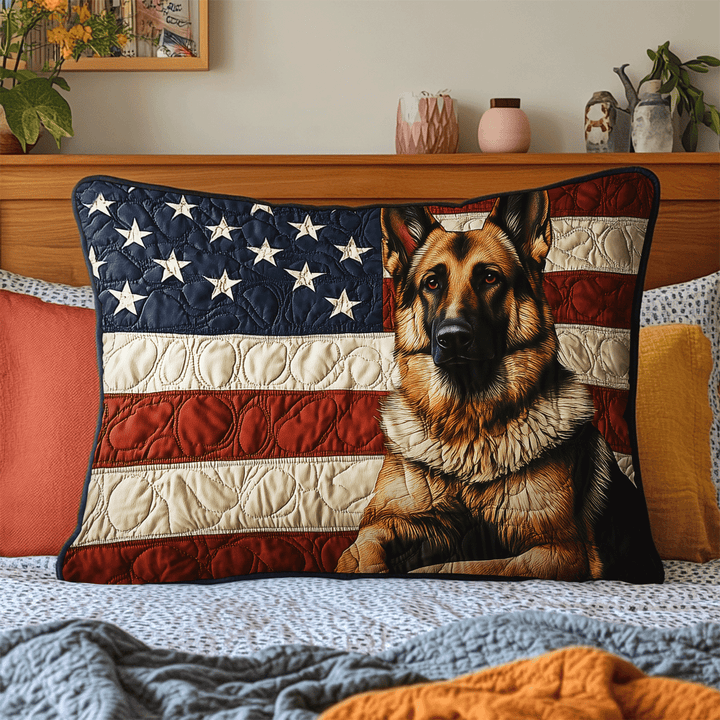 Taie d'oreiller matelassée American Shepherd NCU0DV4974