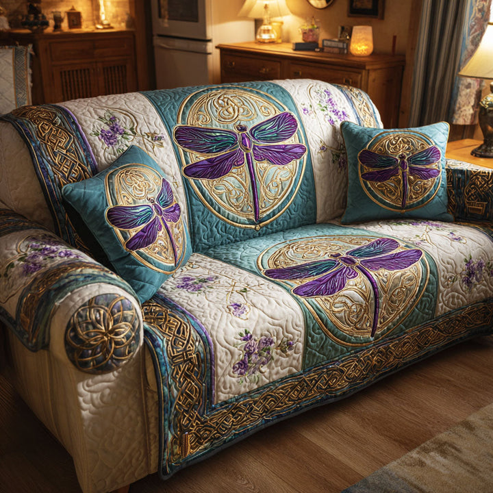 Housse de canapé matelassée Améthyste Dream