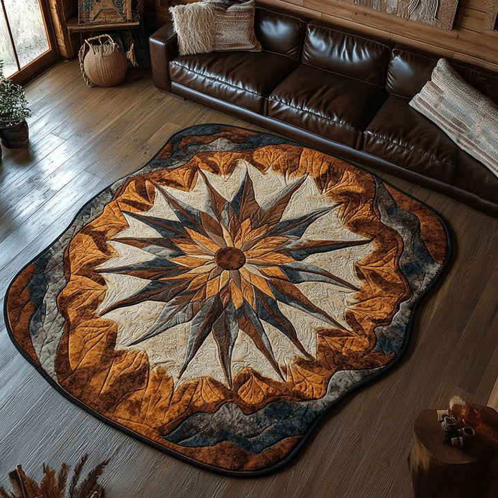 Tapis de forme personnalisée Ancestral Sunbeam NCU0PT11590