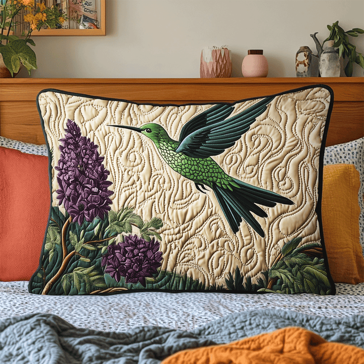 Taie d'oreiller matelassée Hummingbird antique NCU0DV6288