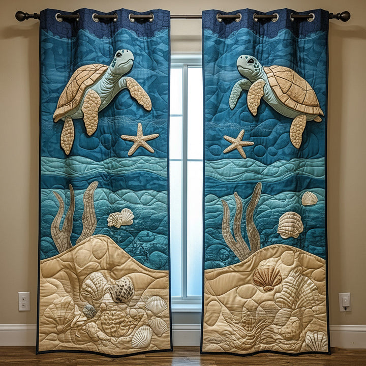 Rideaux Matelassés Aqua Shell NCU0NT10972