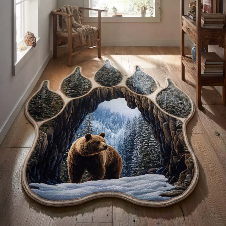 Tapis de forme personnalisée Arctic Bear NCU0HH1965