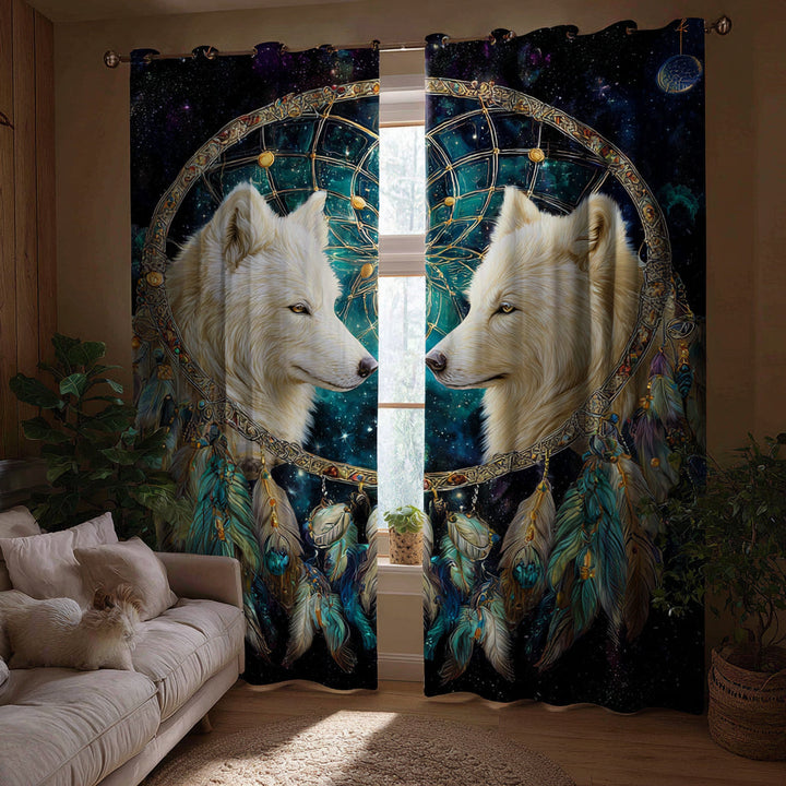 Rideaux matelassés Arctic Wolf Halo NCU0HH1587