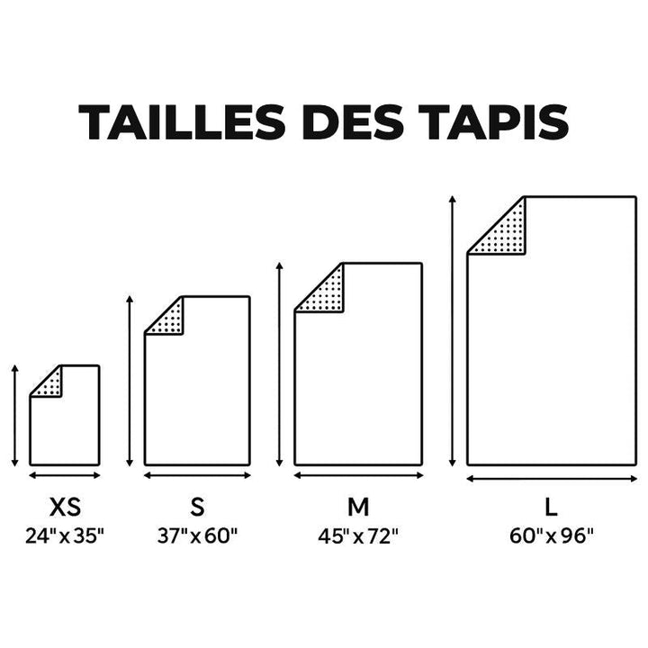 Tailles des tapis