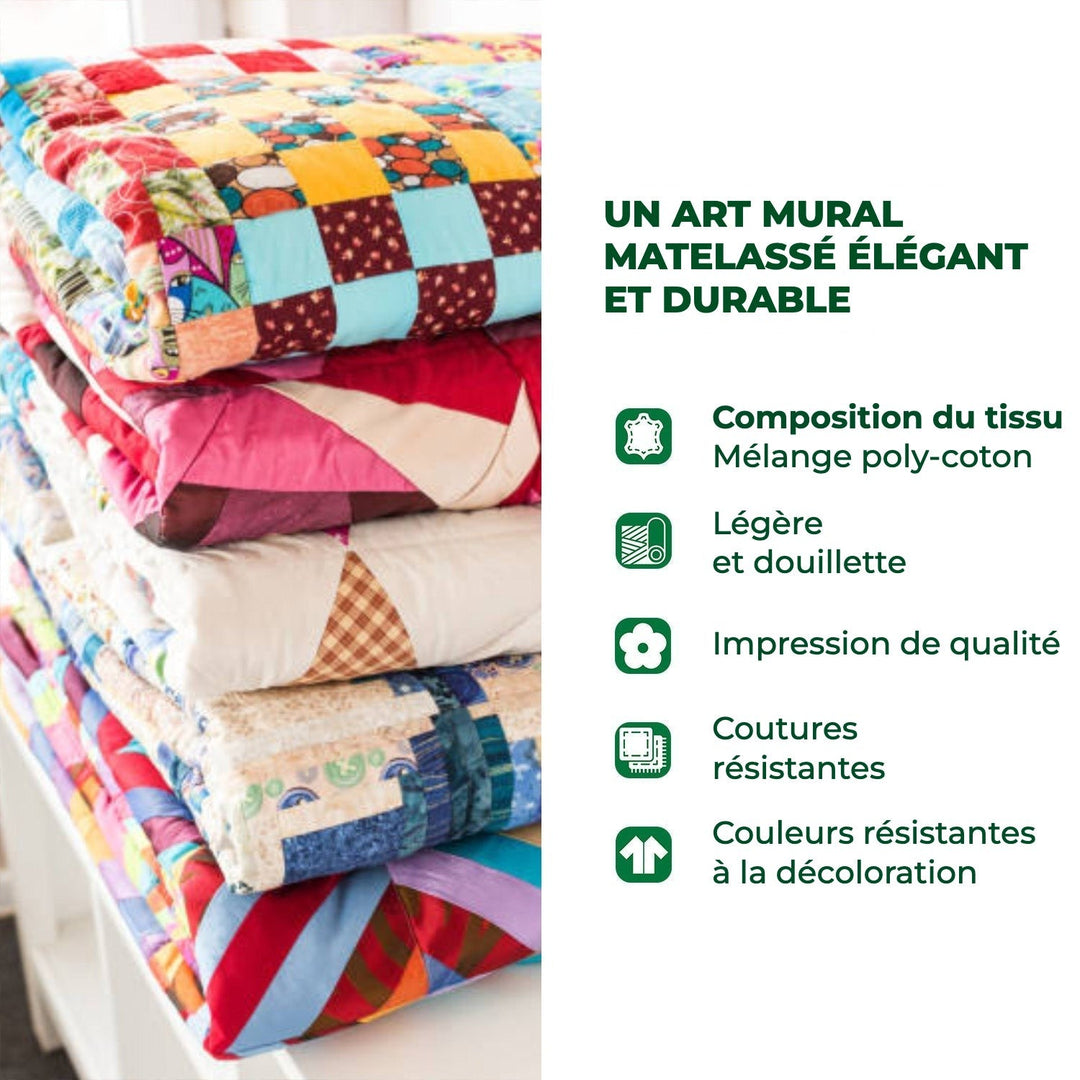 Caractéristiques de l’art mural matelassé