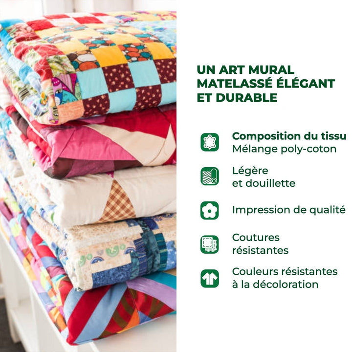 Caractéristiques de l’art mural matelassé