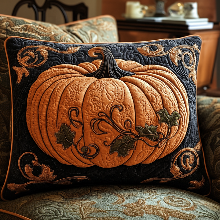Housse de Coussin Matelassée Automne Éclat NCU0DV7195