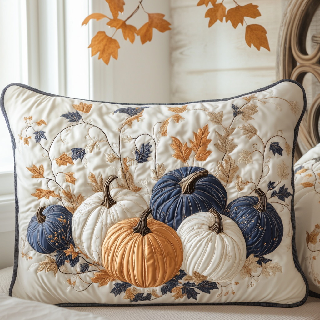 Housse de Coussin Matelassée Automne Éclat Doré NCU0NT8852
