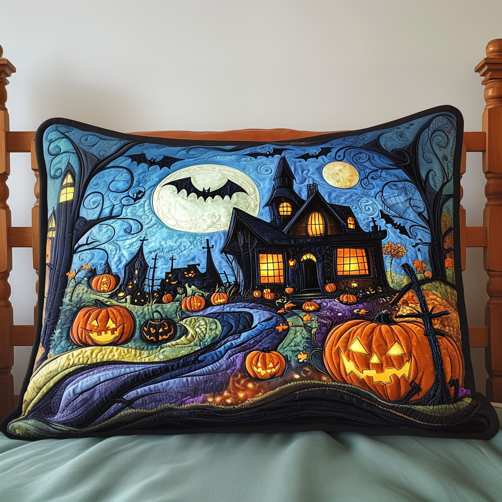 Housse de Coussin Matelassée Automne Haunt NCU0NT9491