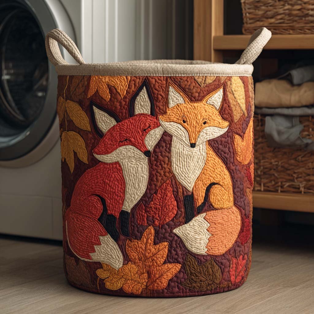 Panier à Linge Matelassé Automne Ember NCU0NTD074