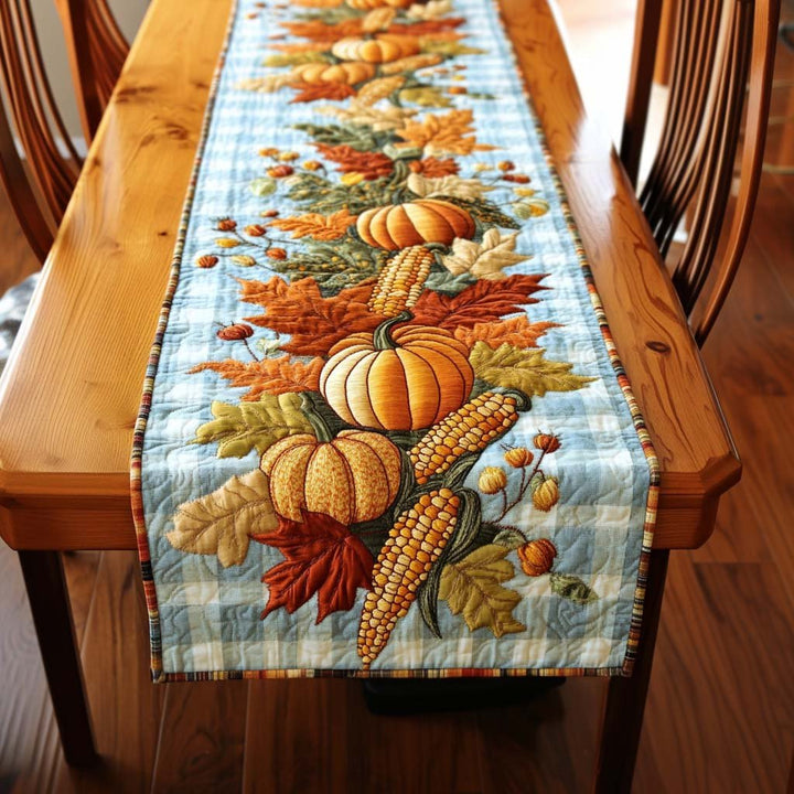 Chemin de Table Matelassé Récolte d'Automne NCU0NT1194