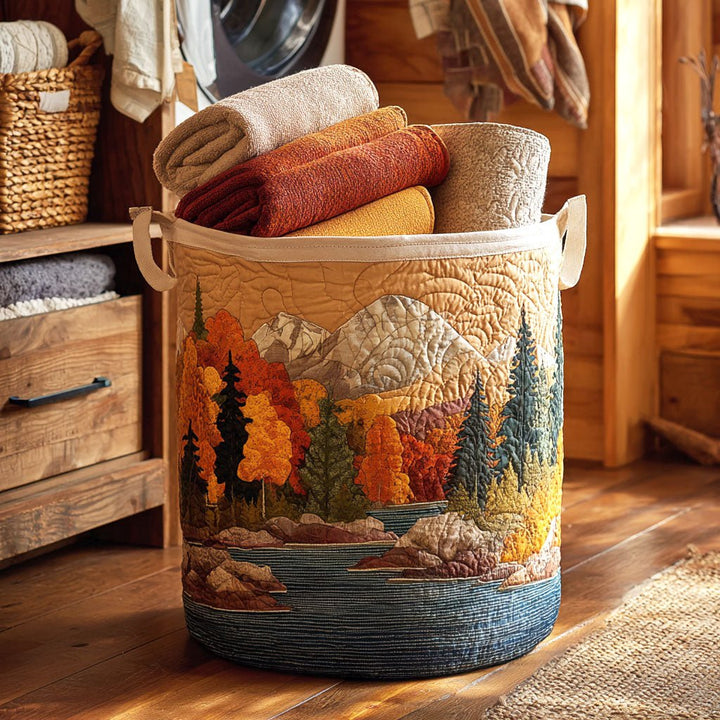 Panier à Linge Matelassé Rivière d'Automne NCU0NTV311