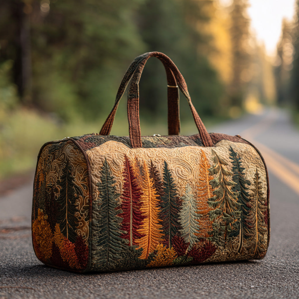 Sac de voyage matelassé d'automne