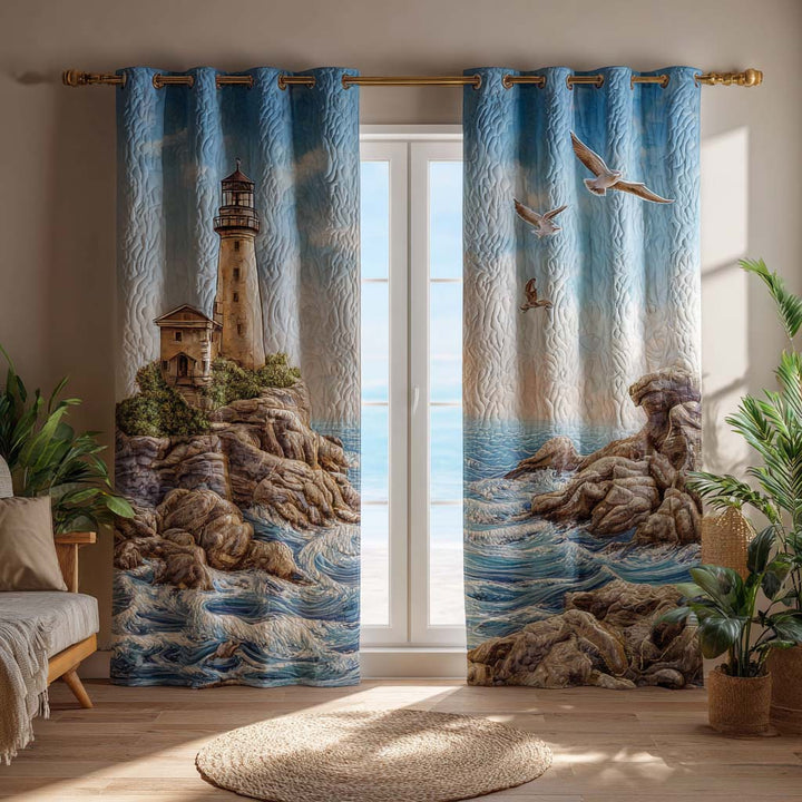 Rideaux Matelassés Azure Lighthouse NCU0HH1769